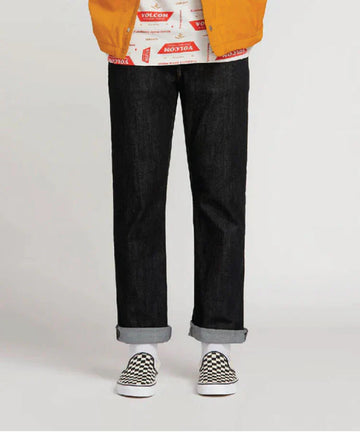 Volcom Solver Modern Fit Denim Jeans - Rinse
